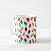 Christmas Tree Lights Printed Coffee Cup Mug コーヒーマグカップ (正面左)
