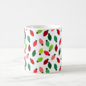 Christmas Tree Lights Printed Coffee Cup Mug コーヒーマグカップ (中央)