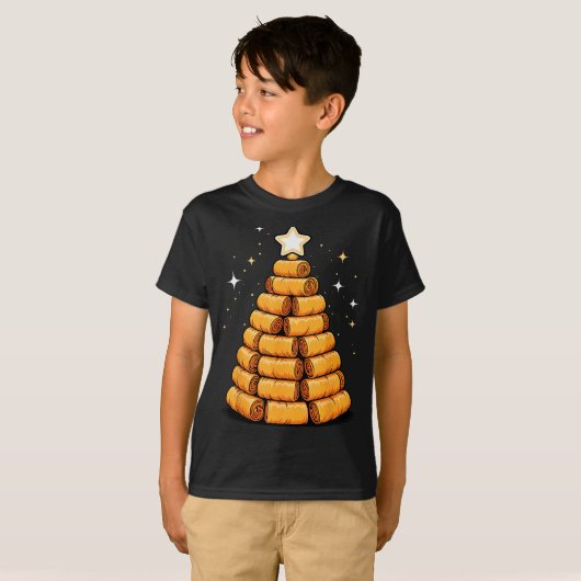Christmas Tree Luma Filino Spring Rolls  Tシャツ (正面フル)