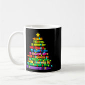 Christmas Tree Made Of Crayons School Teacher Life コーヒーマグカップ (左)