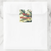 CHRISTMAS TREE MERRY CHRISTMAS スクエアシール (バッグ)