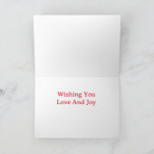 CHRISTMAS TREE MERRY CHRISTMAS CARD カード (内部)