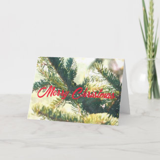 CHRISTMAS TREE MERRY CHRISTMAS CARD カード