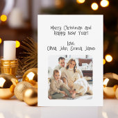 Christmas Tree of Airlines, Minimalist Photo シーズンカード