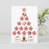Christmas Tree of Peppermint Candy，家族写真 シーズンカード (スタンド正面)