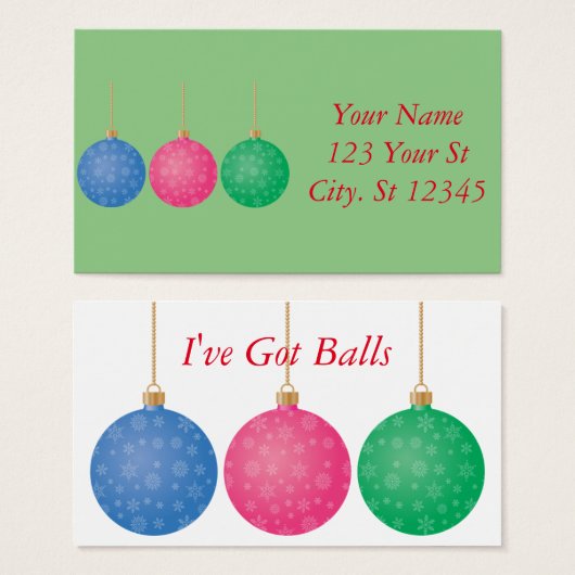 Christmas Tree Ornament Balls Thunder_Cove (正面&裏面)
