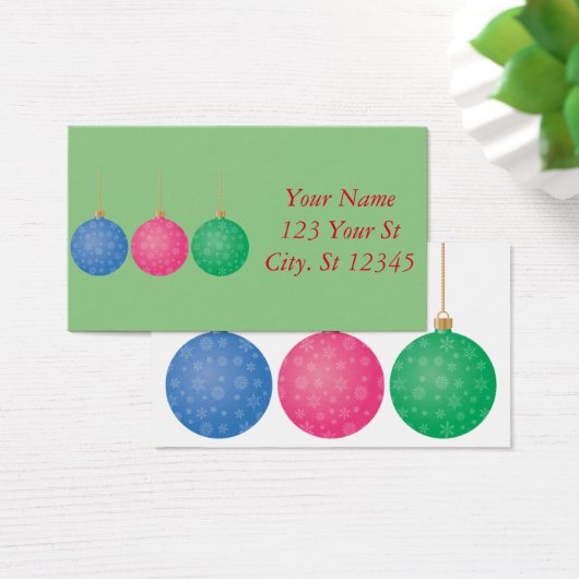 Christmas Tree Ornament Balls Thunder_Cove (デスク)