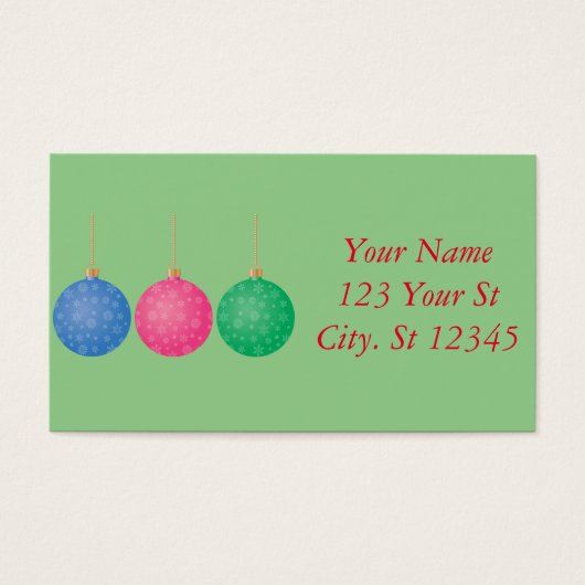 Christmas Tree Ornament Balls Thunder_Cove (正面)