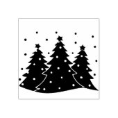 Christmas Tree Ornament Stamp ラバースタンプ (インプリント)