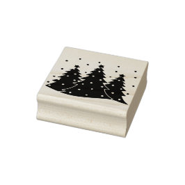 Christmas Tree Ornament Stamp ラバースタンプ
