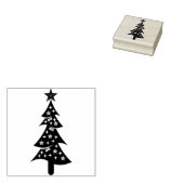Christmas Tree Ornament Stamp ラバースタンプ (押印)
