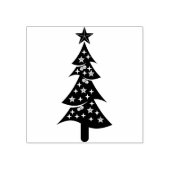 Christmas Tree Ornament Stamp ラバースタンプ (インプリント)