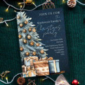  Christmas Tree Party Personalized Invitation シーズンカード