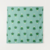 Christmas tree pattern タペストリー (正面)