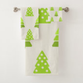 Christmas tree pattern バスタオルセット (インサイチュ)