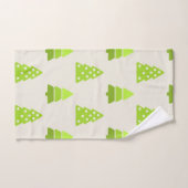 Christmas tree pattern バスタオルセット (ハンドタオル)