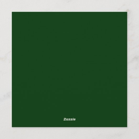 Christmas Tree Peacock Holiday Gathering  招待状 (裏面)