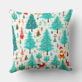 Christmas Tree Personalized Chef Mom Photo クッション (裏面)