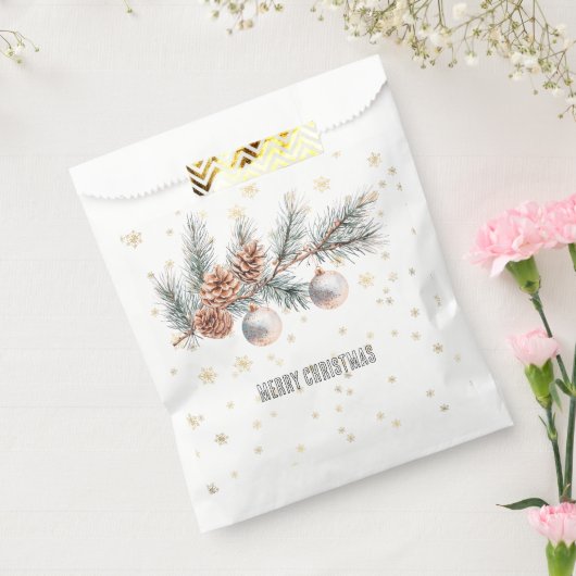 Christmas Tree Pine Cones Ornaments   フェイバーバッグ (封をした状態)