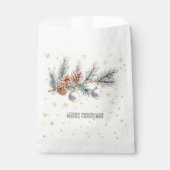 Christmas Tree Pine Cones Ornaments   フェイバーバッグ (正面)