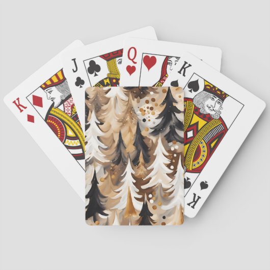 Christmas Tree Playing Cards | Holiday Cards  トランプ (裏面)