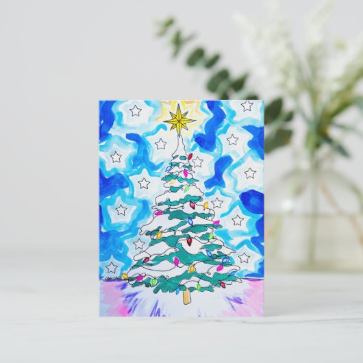 Christmas Tree Postcard ポストカード (スタンド正面)