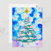 Christmas Tree Postcard ポストカード (正面/裏面)