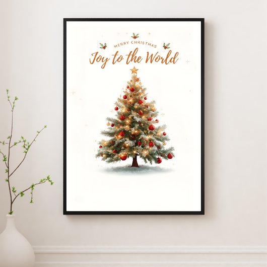 Christmas Tree Poster — Magical Winter Holiday ポスター