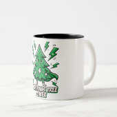 Christmas Tree Power Festive Tee ツートーンマグカップ (正面右)