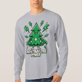 Christmas Tree Power Festive Tee Tシャツ (正面)