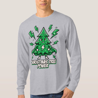 Christmas Tree Power Festive Tee Tシャツ