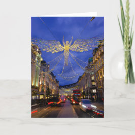 Christmas Tree, Regent Tree, London UK カード