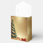 Christmas Tree Ribbons Holiday Gift Box フェイバーボックス (オープン)