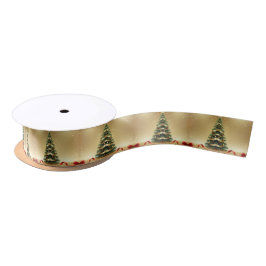 Christmas Tree Ribbons Holiday Satin Ribbon サテンリボン