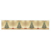 Christmas Tree Ribbons Holiday Table Runner ミディアムテーブルランナー (横)