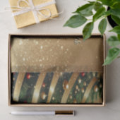 Christmas Tree Ribbons Holiday Tissue Paper 薄葉紙 (ギフト)