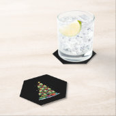 Christmas Tree Sea Turtle Turtles Tortoise T-Shirt ペーパーコースター (インサイチュ)