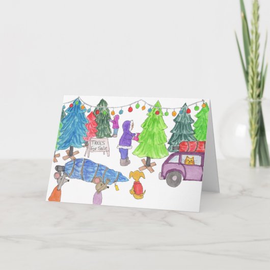 Christmas Tree Shopping シーズンカード (正面)