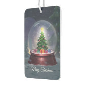 Christmas Tree Snow Globe  カーエアーフレッシュナー (左)
