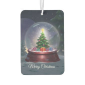 Christmas Tree Snow Globe  カーエアーフレッシュナー (裏面)