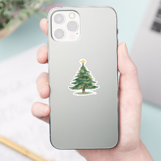 Christmas Tree Sticker シール (スマートフォン)