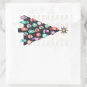 Christmas Tree Stickers 長方形シール (バッグ)