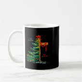 Christmas Tree The Season Jesus Cross Faith Holida コーヒーマグカップ (左)