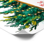 Christmas Tree The Season Jesus Cross The Reason  ポスター (角)