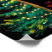 Christmas Tree The Season Jesus Cross The Reason  ポスター (角)