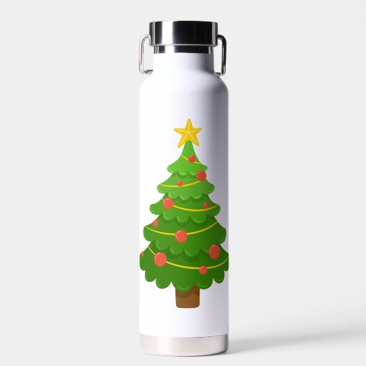 Christmas Tree Thermos with Star ウォーターボトル (正面)