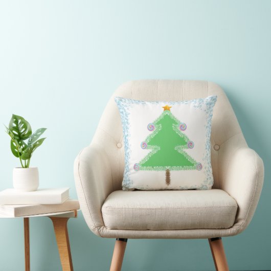 Christmas Tree Throw Cushion クッション (椅子)