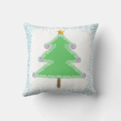 Christmas Tree Throw Cushion クッション (裏面)