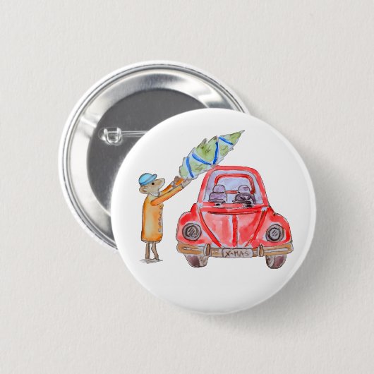 Christmas Tree Time! 缶バッジ (正面&裏面)