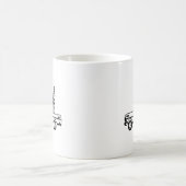 Christmas tree truck コーヒーマグカップ (中央)